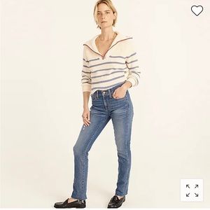 Petite 9" mid-rise vintage slim-straight jean in
Tilda wash